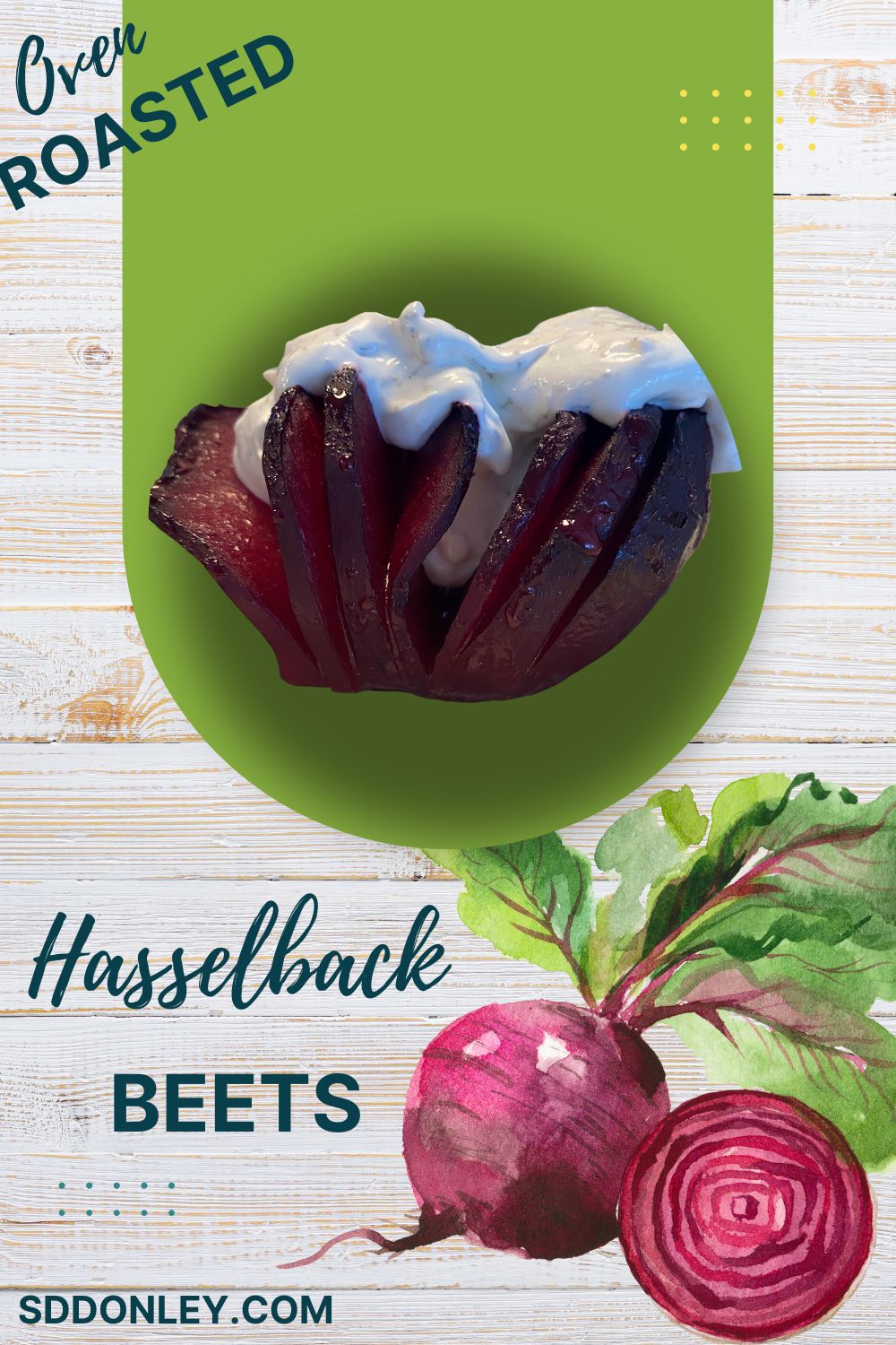 Roasted Hasselback Beets